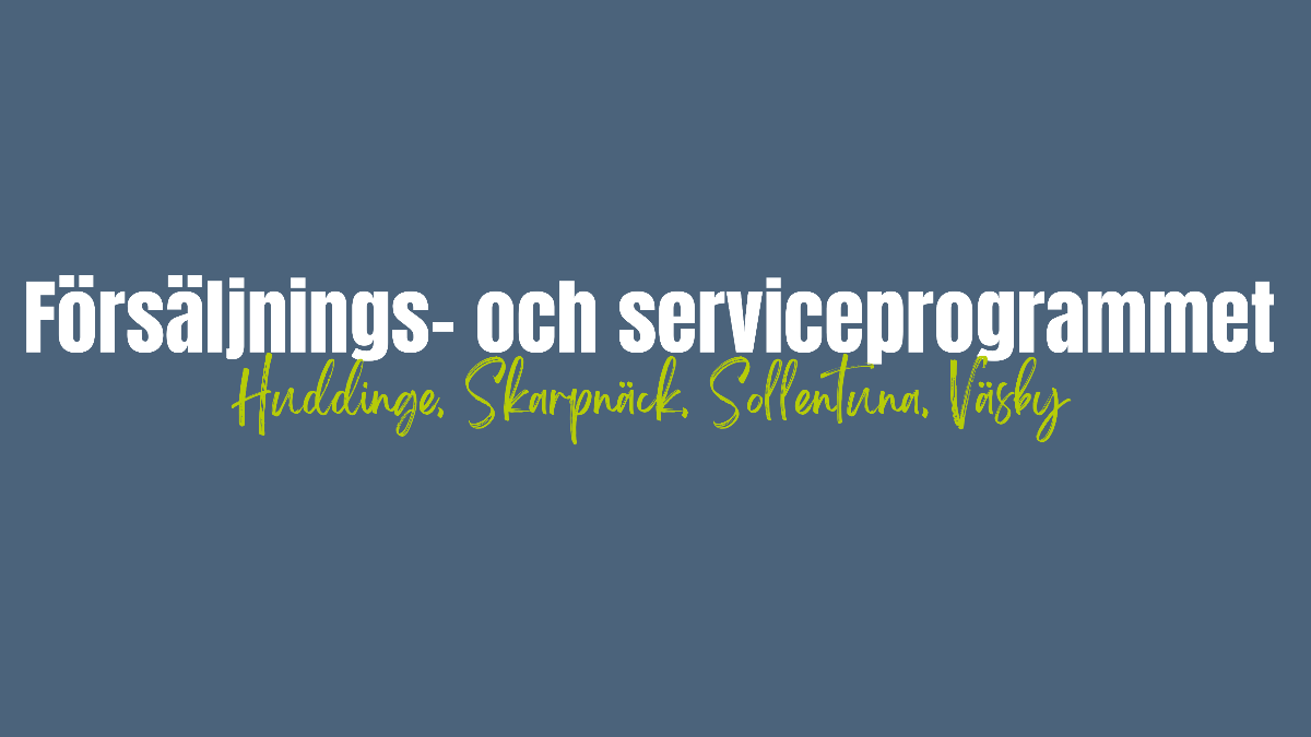 Image for card with title Försäljnings- och serviceprogrammet