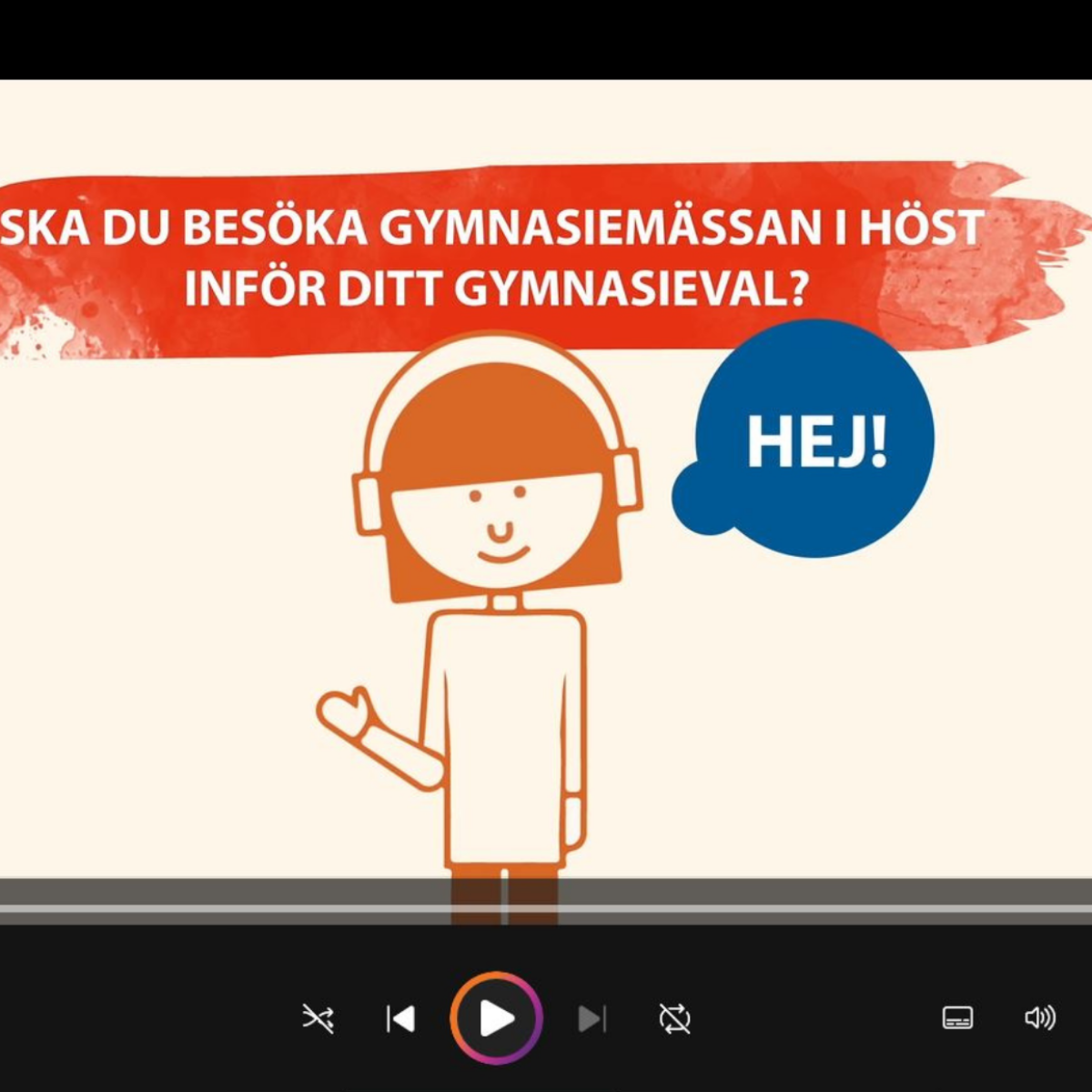 Image for teaser card with title Välkommen till Gymnasiemässan!